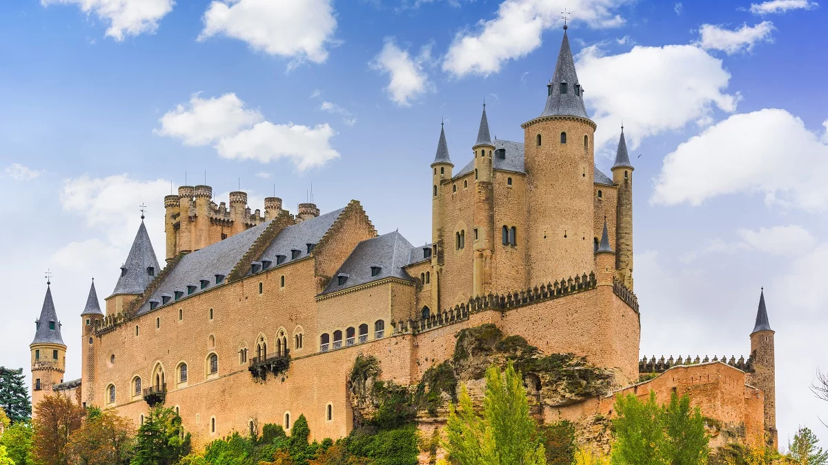 The Alc&aacute;zar fortress in&nbsp;Segovia