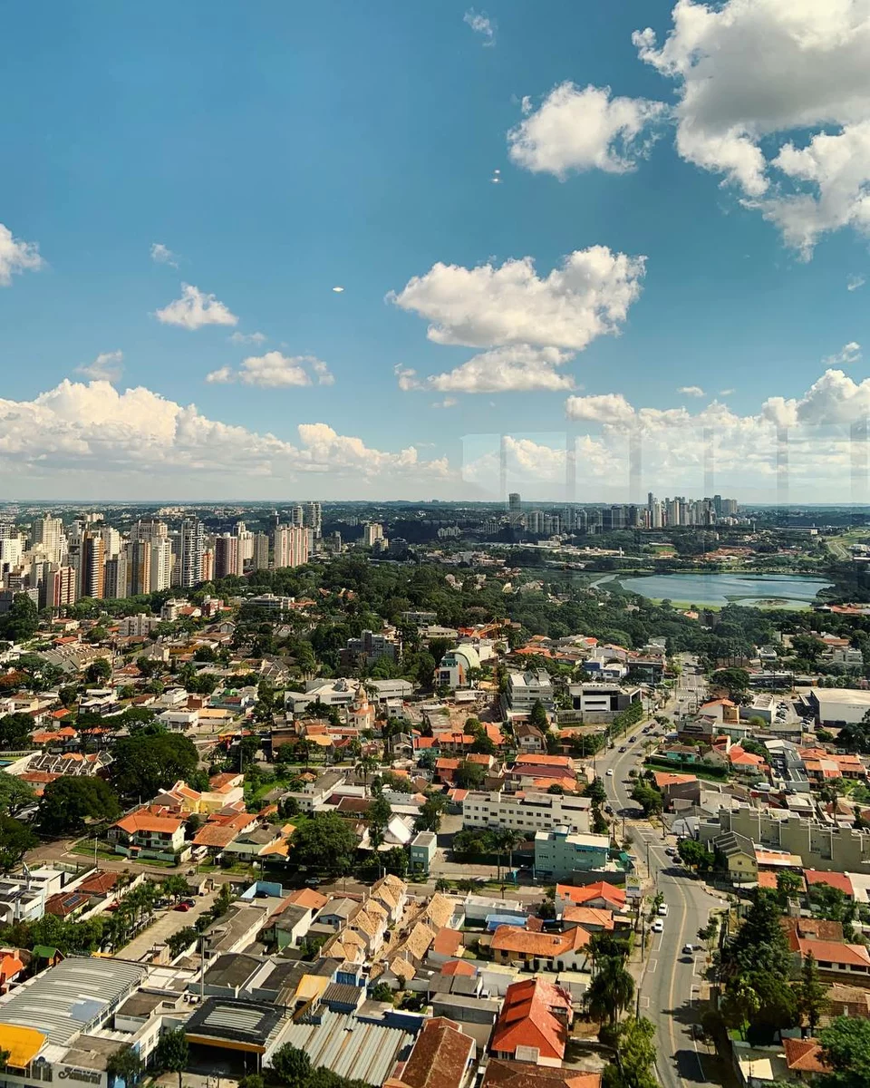 вид сверху на дома в Бразилии