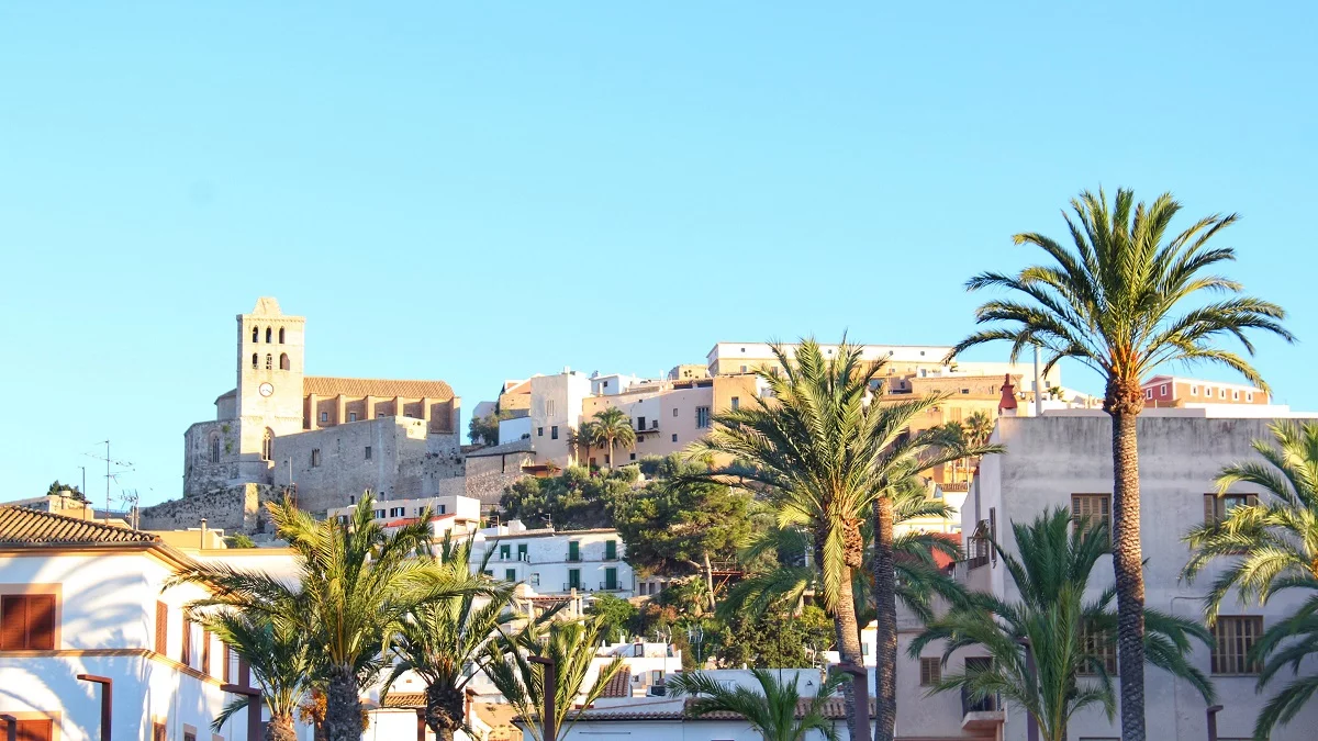 Die Burg in Ibiza