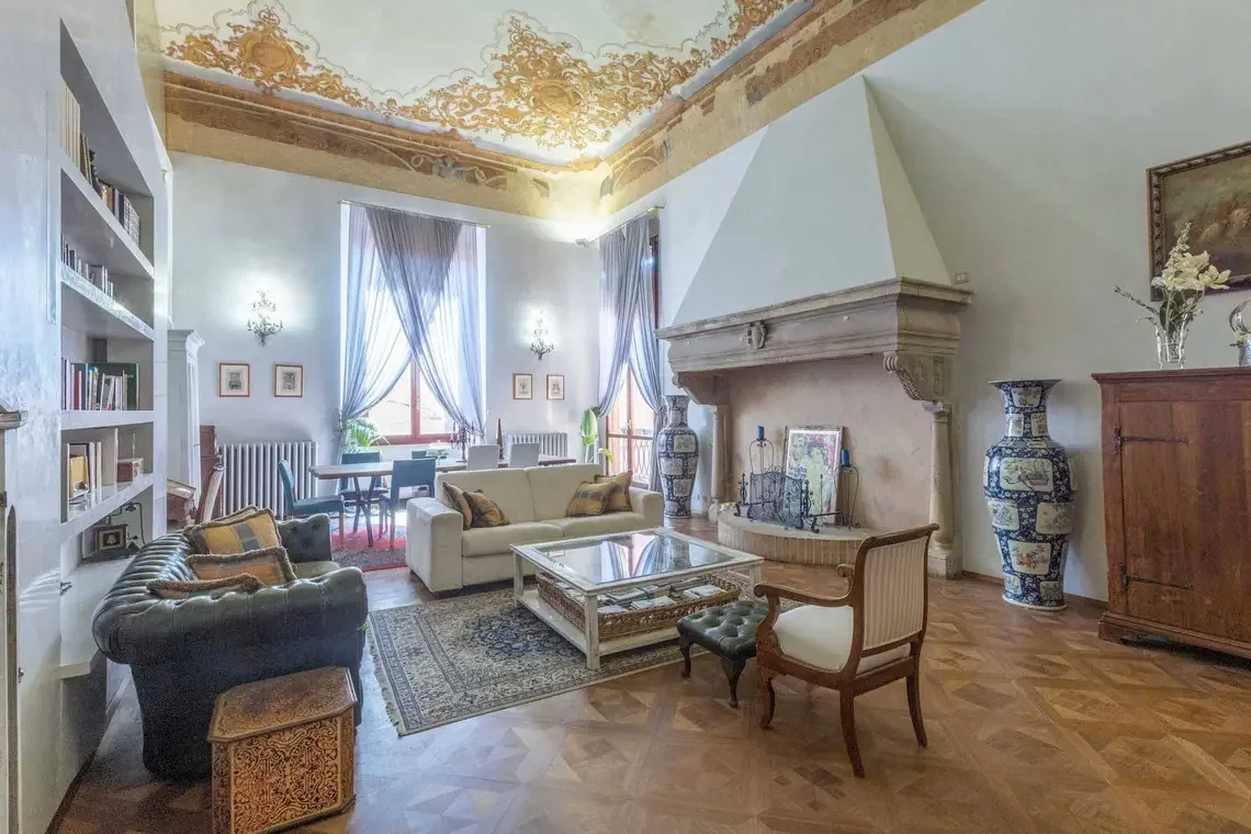 Интерьер в квартире в Болонье, где жил Леонардо да Винчи