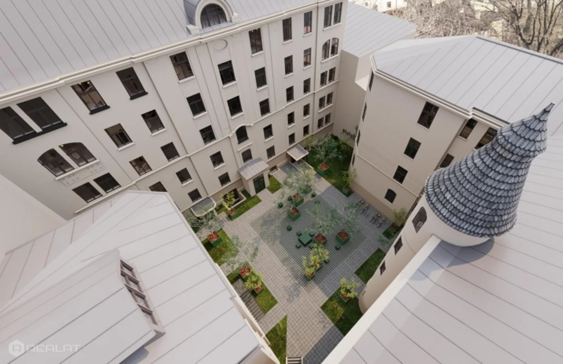 Dzīvoklis — Baznicas iela, 5 Latvijas universitates Saimniecibas parvalde, Riga, Centrs