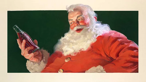Santa Claus, Coca-Cola commercial