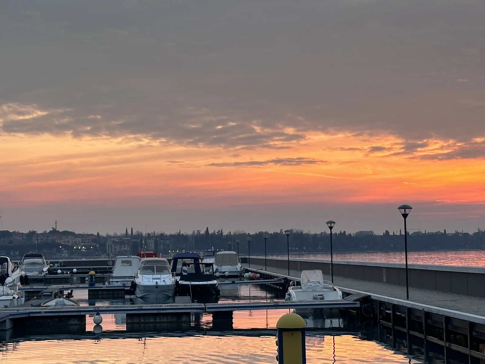 Marina on Lake Garda, Italy