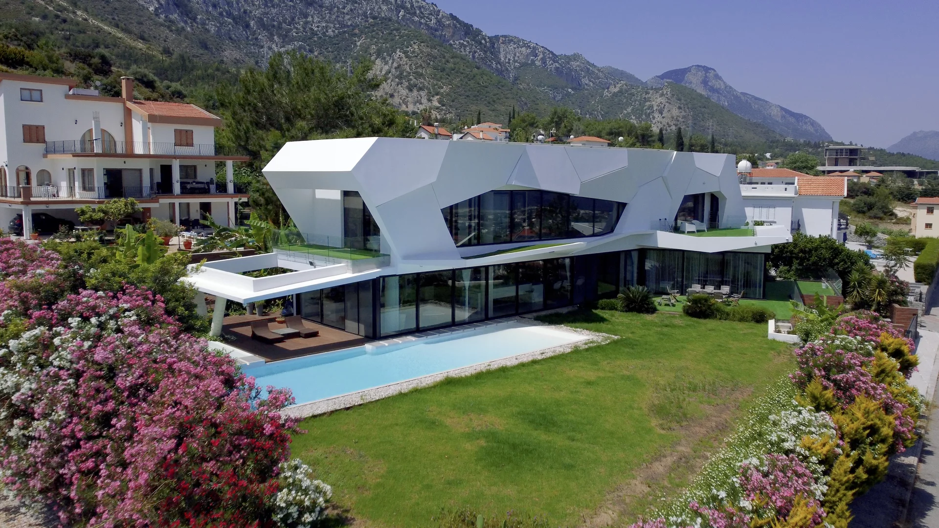 large villa with good views in North Cyprus