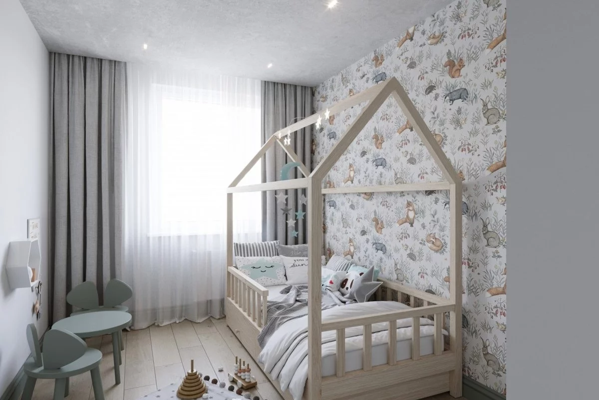 Photo of a children's room in an apartment in Gdansk