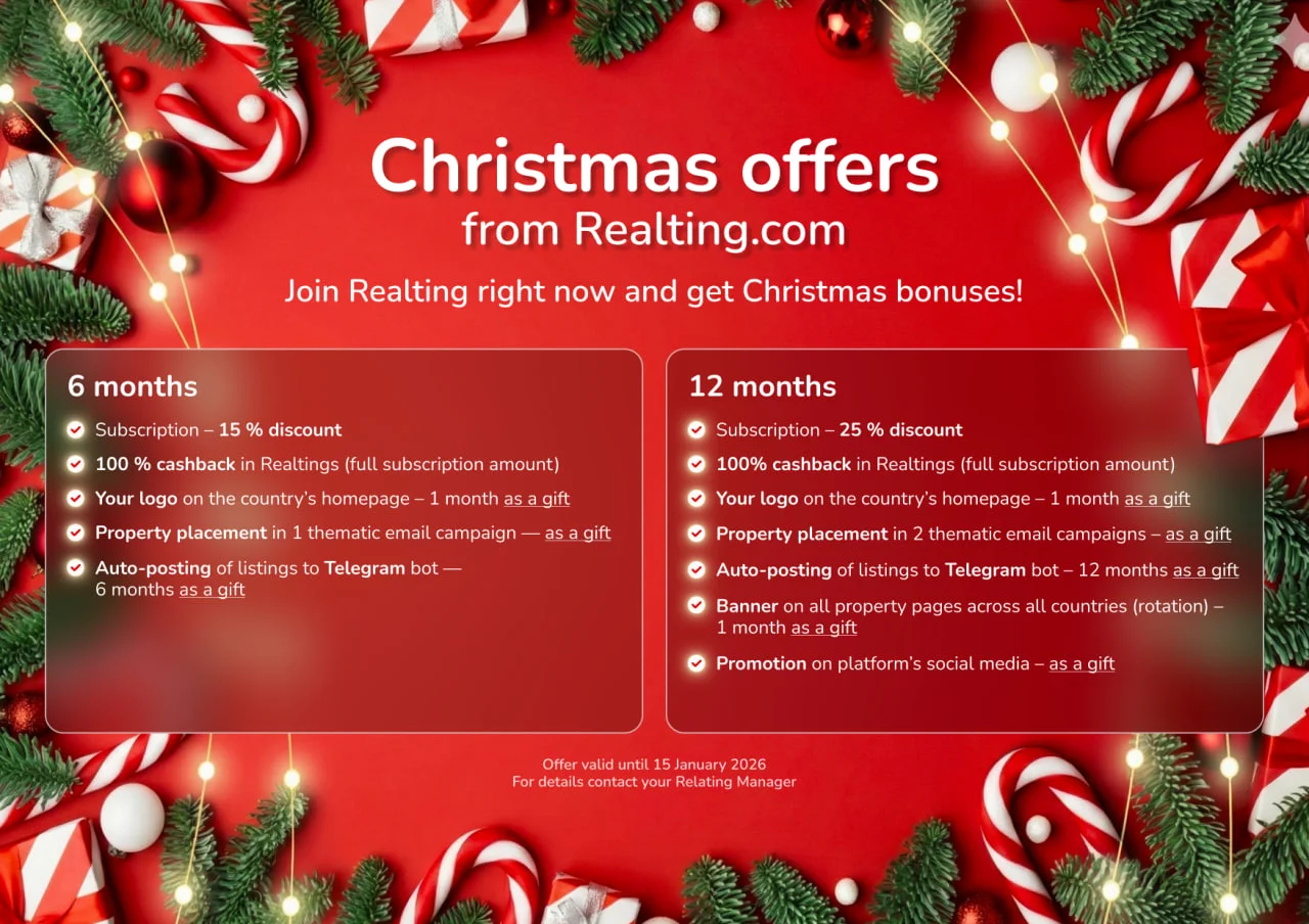 🎄 Christmas Offers from Realting.com for Agencies, Developers, and Immigration Consultants!