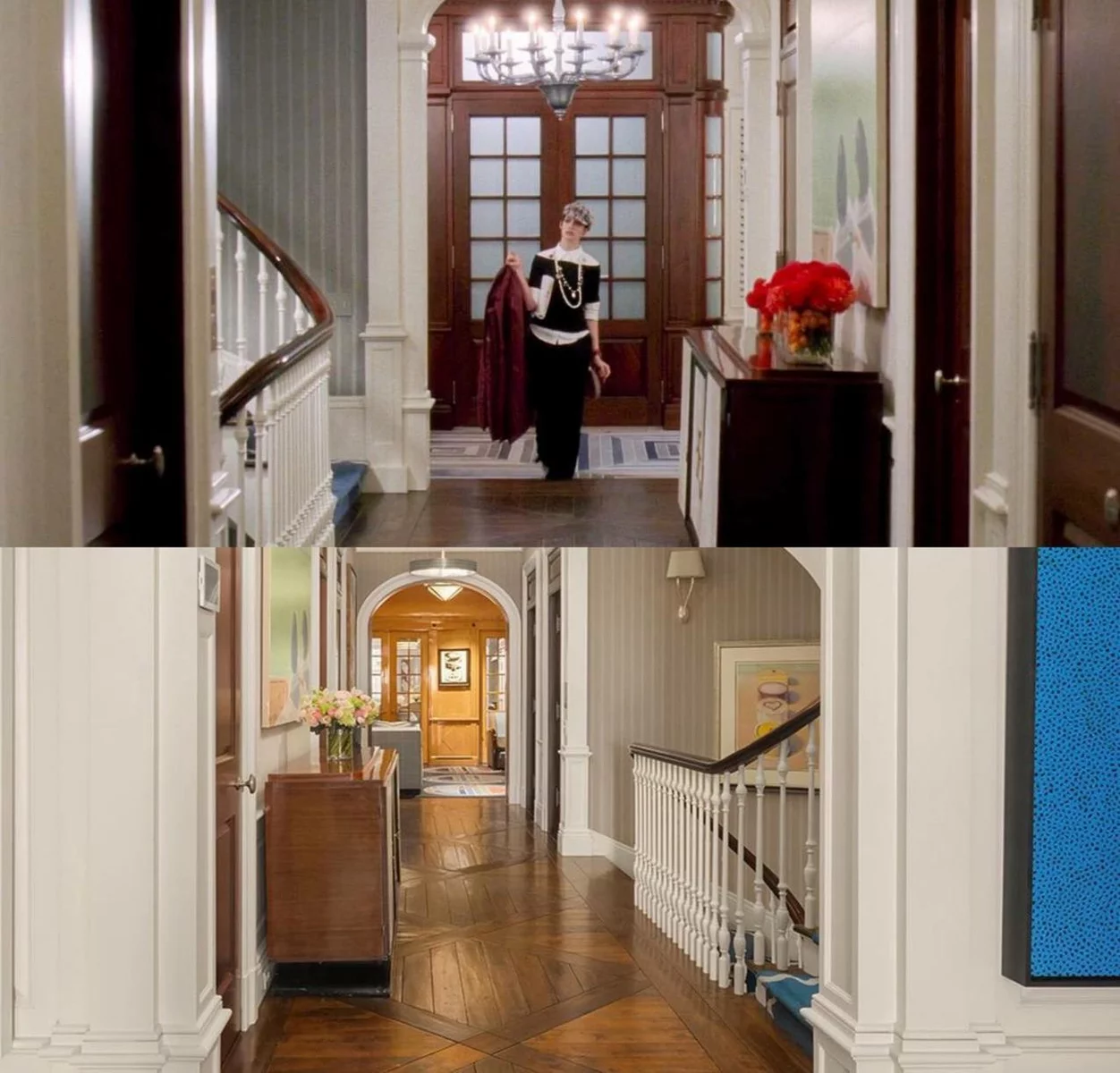 a parallel between a scene from the movie &ldquo;The Devil Wears Prada&rdquo; and a real-life interior in a house