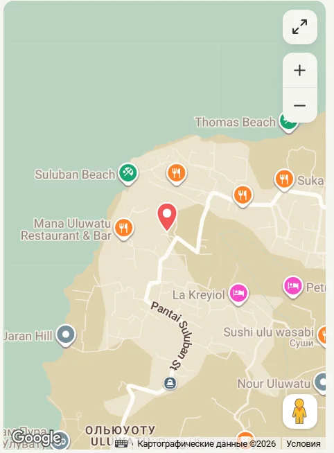 Жилой комплекс для богатых серферов. Пешком до главного серф-спота Бали.