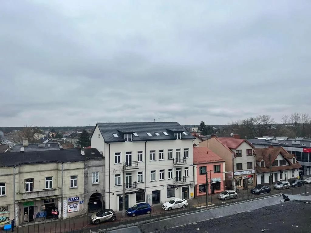 Eine Straße mit Häusern in Polen