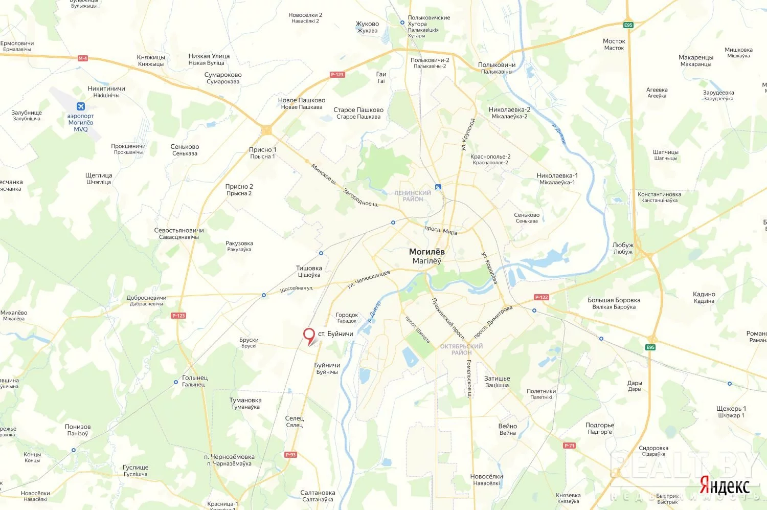 Карта Могилева Фото