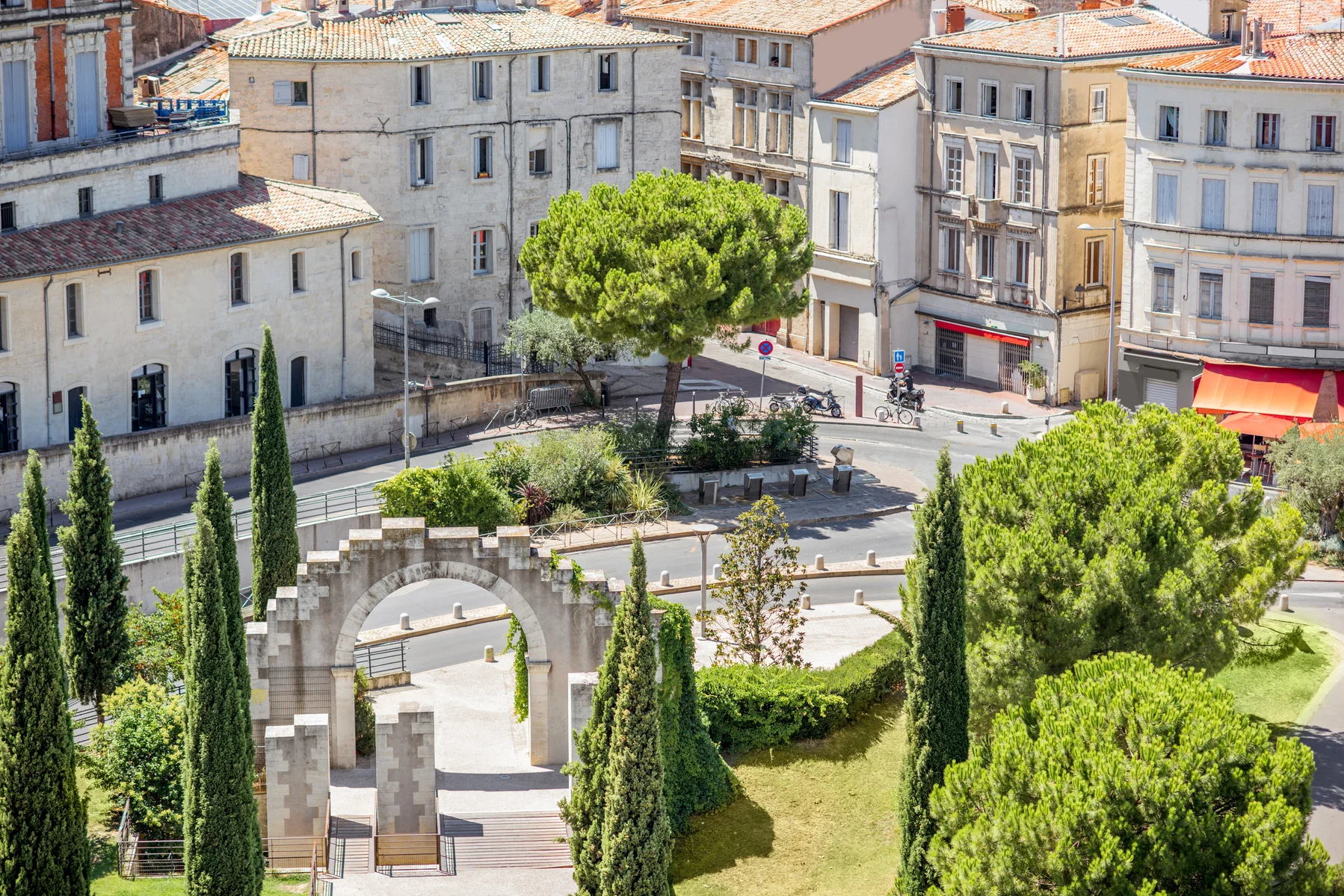 The city of Montpellier in France