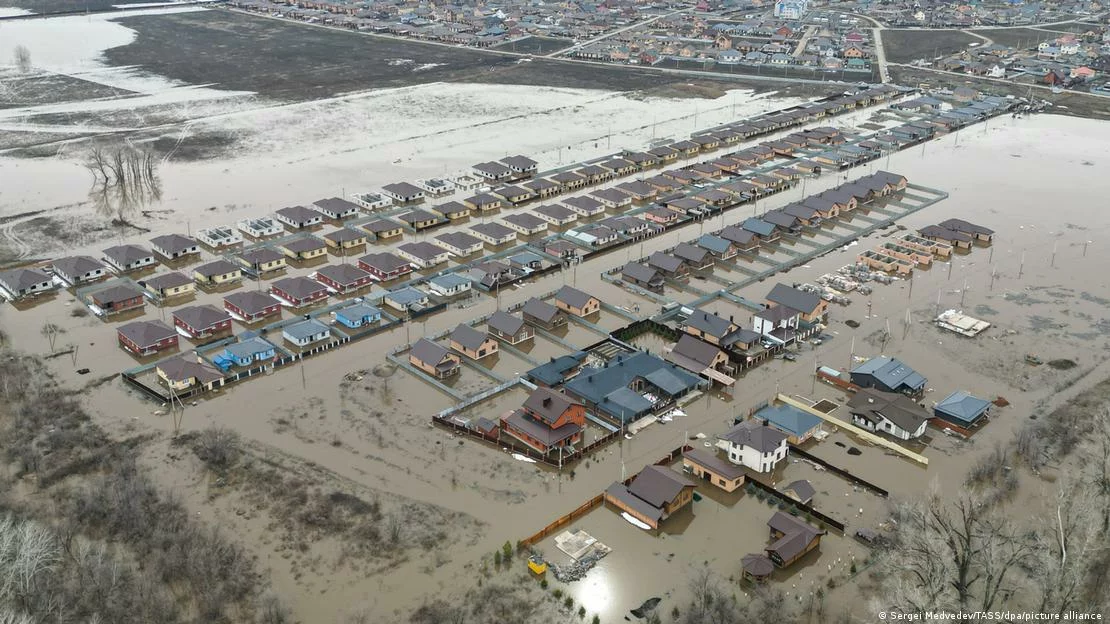 Orsk was the most severely affected by the flooding