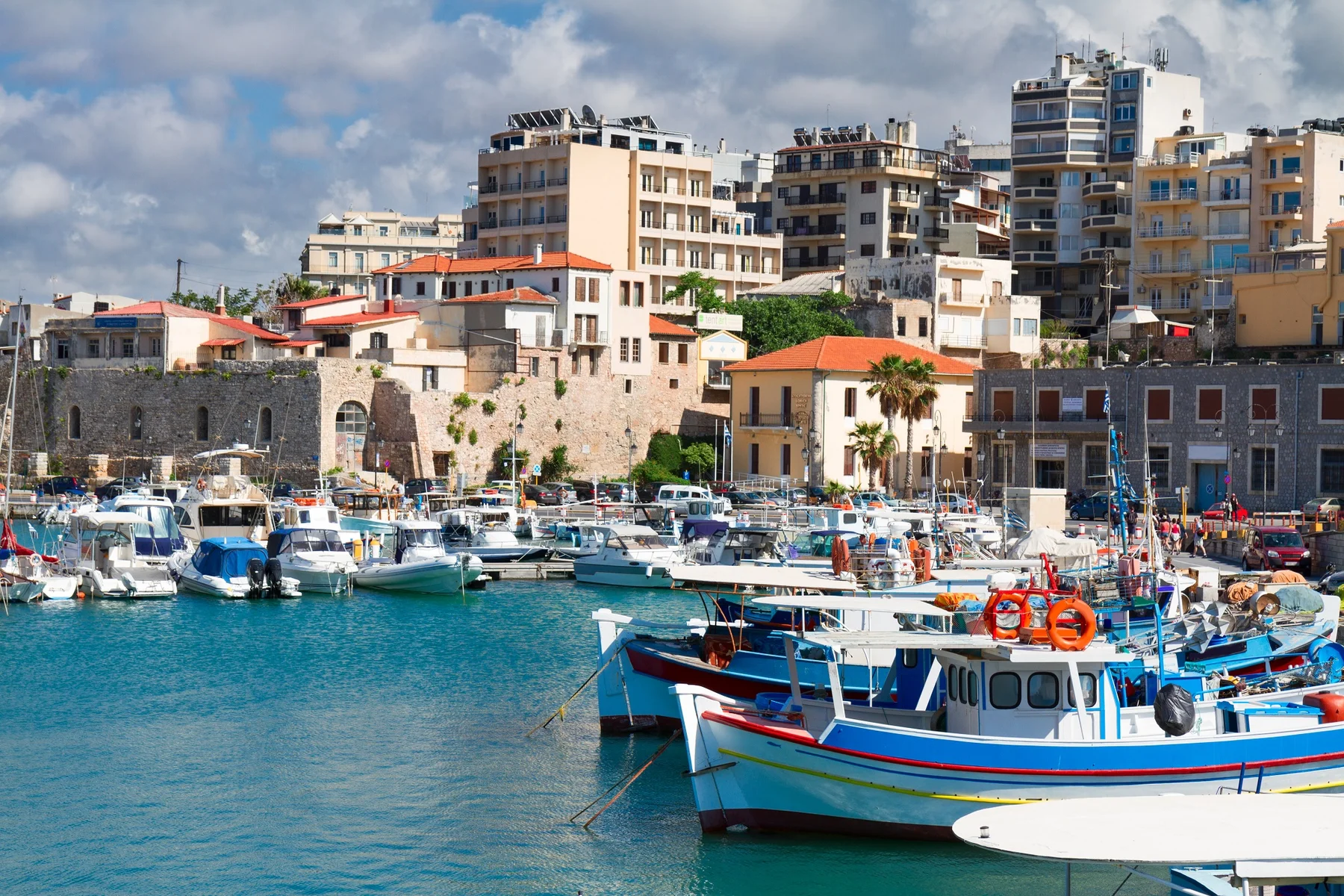 old port of Heraklion, Crete, Greece