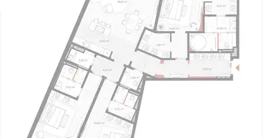 4 room apartment in Moscow, Russia