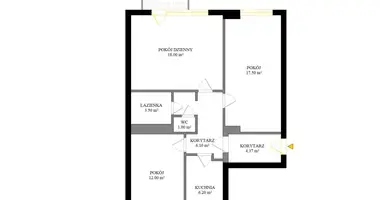Apartamento 3 habitaciones en Varsovia, Polonia