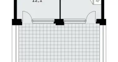 Wohnung 1 zimmer in Kommunarka, Russland