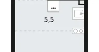 Wohnung 1 zimmer in Wsewoloschsk, Russland