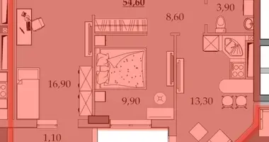 Appartement 2 chambres dans Odessa, Ukraine