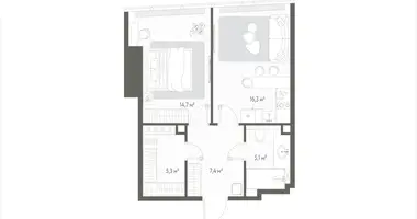 1 room apartment in Russia