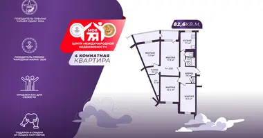 4 room apartment in Minsk, Belarus
