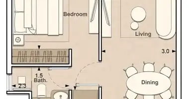 1 bedroom apartment in Dubai, United Arab Emirates