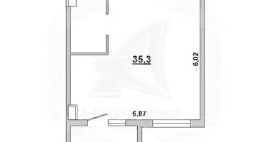 Apartamento 1 habitación en Brest, Belarús