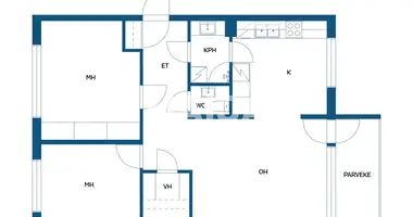 Квартира 3 комнаты в Helsinki sub region, Финляндия