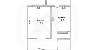1 room apartment in Brest, Belarus