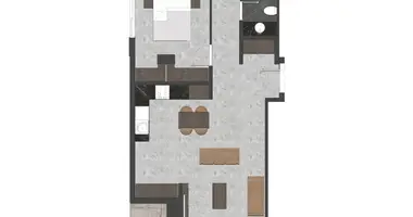 3 room apartment in Kestel, Turkey
