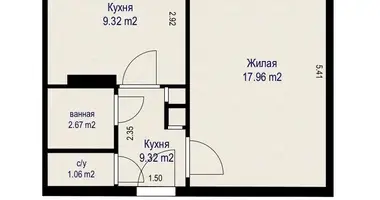 1 room apartment in Druzhny, Belarus