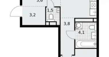 Appartement 3 chambres dans Vnoukovo, Russie