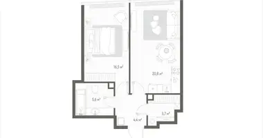 1 room apartment in Russia