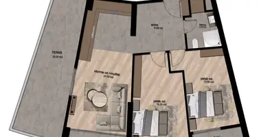 Wohnung 3 zimmer in Akdeniz, Türkei