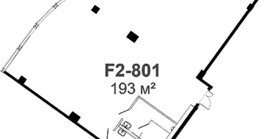 Bureau 193 m² dans Moscou, Russie