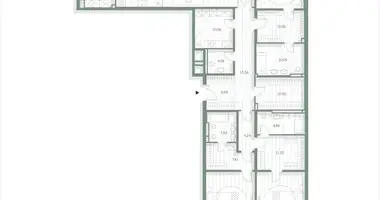 Квартира 3 комнаты в Москва, Россия