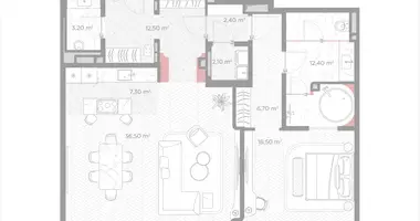 Apartamento 1 habitación en Moscú, Rusia