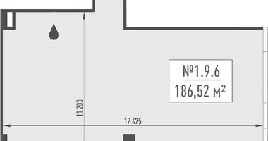 Oficina 187 m² en Moscú, Rusia