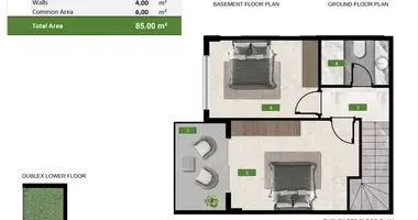 Apartamento 2 habitaciones en Oba, Turquía