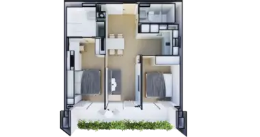 Wohnung 2 zimmer in Choeng Thale, Thailand