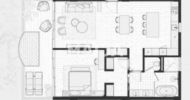 Mieszkanie 2 pokoi w Choeng Thale, Tajlandia