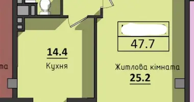 Apartamento 1 habitación en Odesa, Ucrania