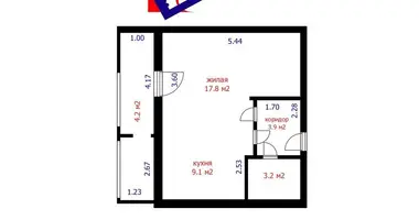 1 room apartment in Minsk, Belarus