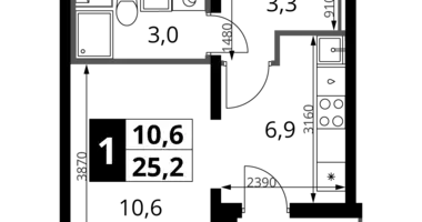 Studio 1 zimmer in Leninsky District, Russland