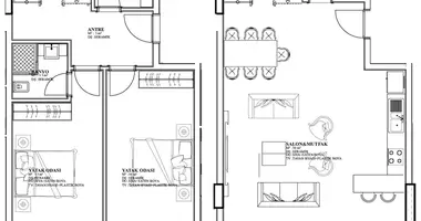 3 room apartment in Gazipasa, Turkey