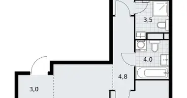Apartamento 3 habitaciones en Vnukovo, Rusia