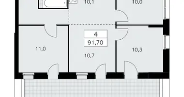 Квартира 4 комнаты в район Коммунарка, Россия