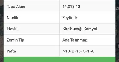 Parcela en Kazikli, Turquía