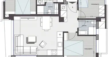 Appartement 2 chambres dans Municipality of Thessaloniki, Grèce