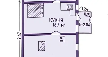 House in Viasiejski sielski Saviet, Belarus