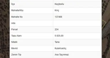 Plot of land in Kilic, Turkey